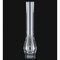 Clear Glass Lamp Chimney, Replacement Hurricane Globe Measures 2 5/8 Inch Diameter Base x 14 Inches High for Oil or Kerosene Lanterns